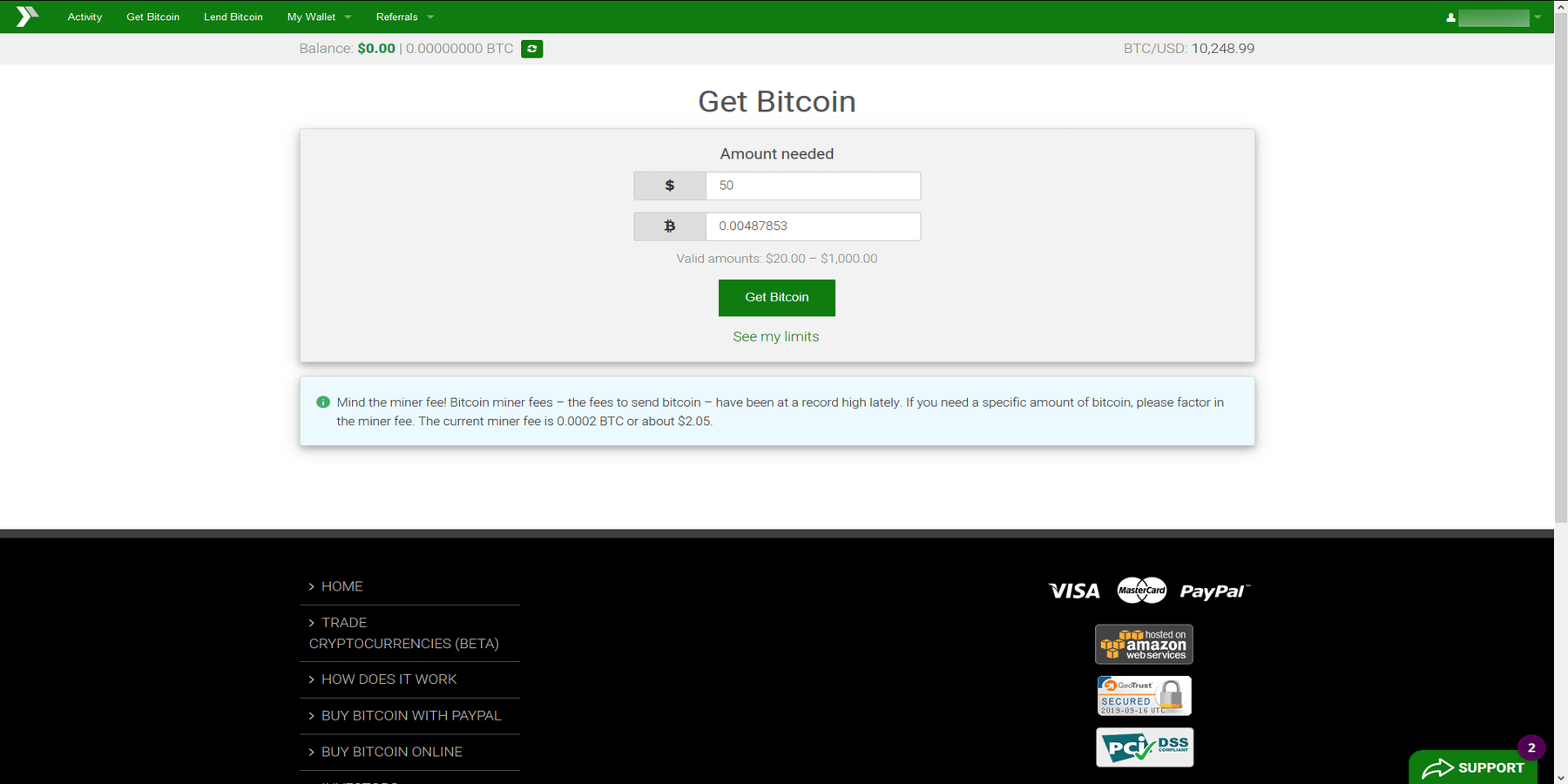 Emprunter des Bitcoin sur Xcoins